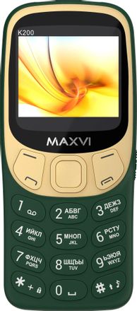 Сотовый телефон MAXVI K200 зеленый