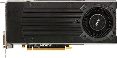 Видеокарта MSI NVIDIA  GeForce GTX 760 N760-2GD5/OC 2ГБ GDDR5, OC,  Ret