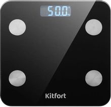 Изображение товара Напольные весы KitFort КТ-805, до 180кг, цвет: черный