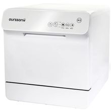Посудомоечная машина Oursson DW4002TD/WH, компактная, настольная, 41см ...