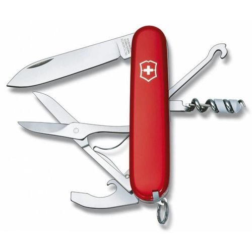 Складной нож Victorinox Compact, функций: 15, 91мм, красный, коробка картонная [1.3405]