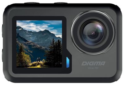 Экшн-камера Digma DiCam 790 4K,  WiFi,  черный [dc790]