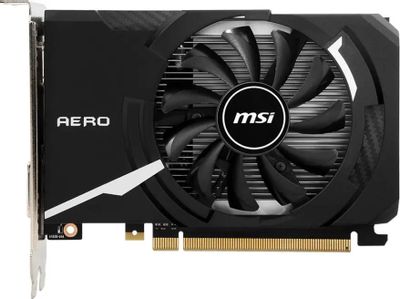 Видеокарта MSI NVIDIA  GeForce GT 1030 GT 1030 AERO ITX 4GD4 OC 4ГБ Aero, DDR4, OC,  Ret