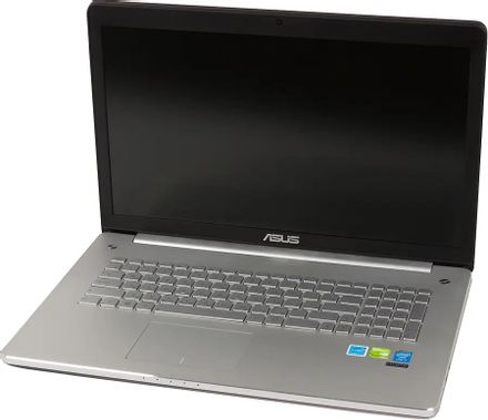 Ноутбук ASUS N750JV-T4008H 17.3", Intel Core i7 4700HQ 2.4ГГц, 4-ядерный, 12ГБ DDR3, 1000ГБ,  NVIDIA GeForce  GT 750M - 4 ГБ, Windows 8, серый [90nb0201-m00080]