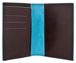 Обложка для паспорта Piquadro Blue Square PP1660B2/MO коричневый кожа натуральная