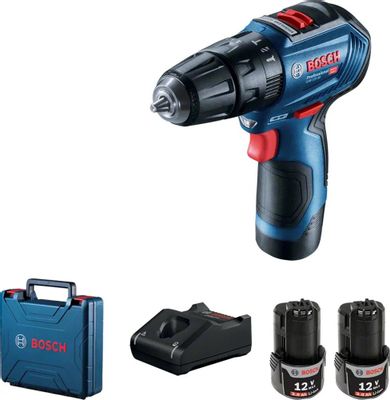 Дрель-шуруповерт Bosch GSB 12V-30, 2Ач, с двумя аккумуляторами ...