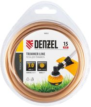 Изображение товара Леска для садовых триммеров DENZEL Aluflex 3мм 15м для бензотриммеров