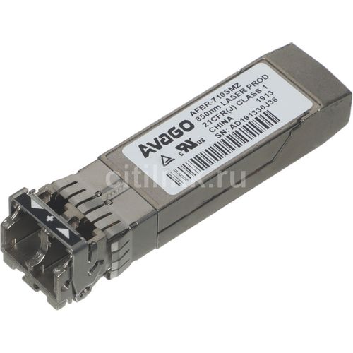 Трансивер AVAGO AFBR-710SMZ, оптич., SFP+, LC Duplex, 10 Гбит/с, Тх: 850нм, Rх: 850нм, до 0.4км