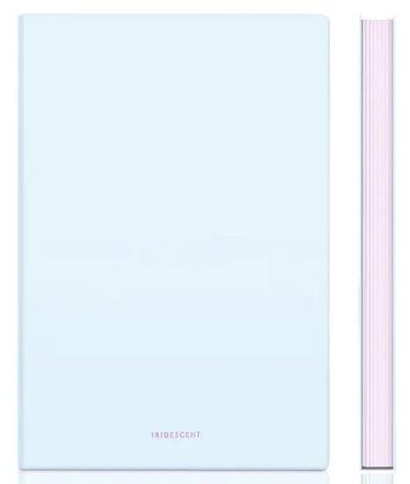 Блокнот Deli A5,  96л, в линейку,  мягкая обложка,  голубой [en140lblue]