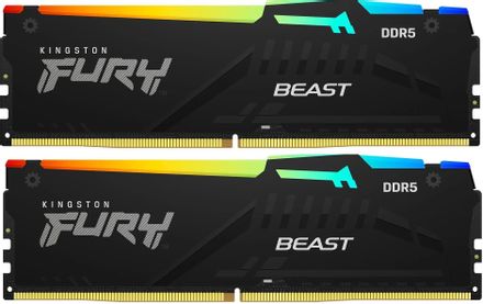 Оперативная память Kingston Fury Beast KF556C40BBAK2-16 DDR5 - 2x 8ГБ 5600МГц, DIMM, Ret