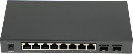 Коммутатор TP-LINK SG2210P, управляемый, 8 RJ-45, 1000 Мбит/с