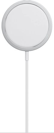 Беспроводное зарядное устройство Apple MagSafe,  USB-C,  15Вт,  2A,  серебристый [mhxh3za/a]
