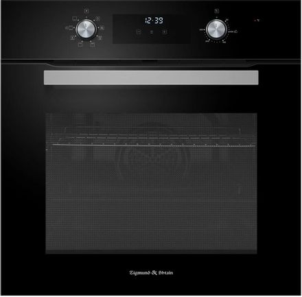 Духовой шкаф электрический ZIGMUND & SHTAIN E 177 B, 70л, дверца с 2 стеклами, черный