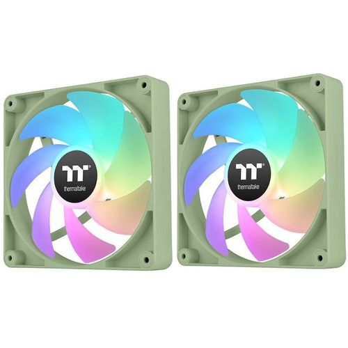 Комплект вентиляторов Thermaltake CT120 ARGB Hydrangea Blue [CL-F202-PL12MG-A] зеленый