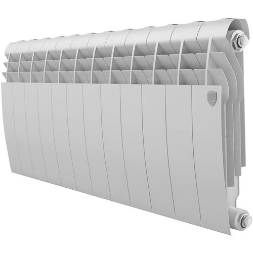Радиатор биметаллический ROYAL THERMO BiLiner B 350, 12 секций, боковое подключение, белый