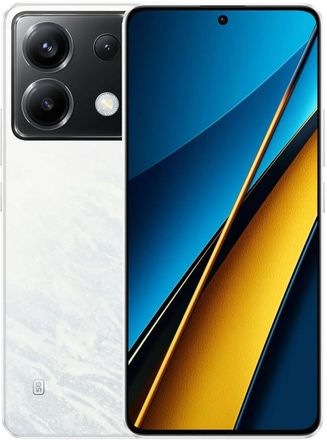 Смартфон Xiaomi POCO X6 5G 8/256Gb, 6.67", AMOLED, 120Гц, 5100мAч, 2 nano SIM, белый