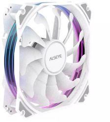 Вентилятор ALSEYE M120-PWA 120мм, 4-pin, RGB, белый