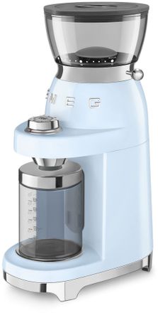 Кофемолка SMEG CGF03PBEU, голубой