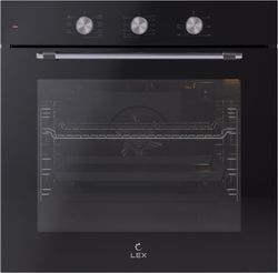 Духовой шкаф электрический LEX EDP 670 BL Max, 78л, черный/нержавеющая сталь