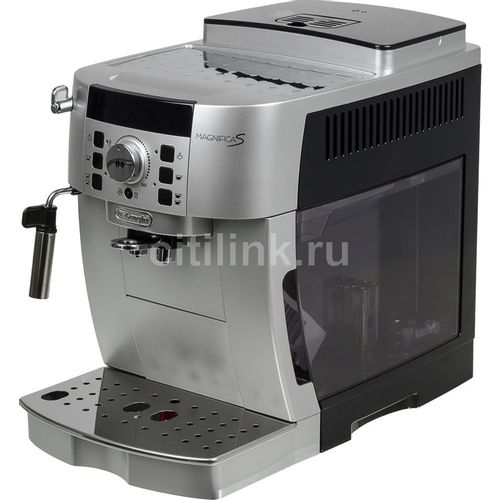 Кофемашина автоматическая DeLonghi Magnifica S ECAM22.110.SB, 15Бар, с ручным капучинатором, серебристый