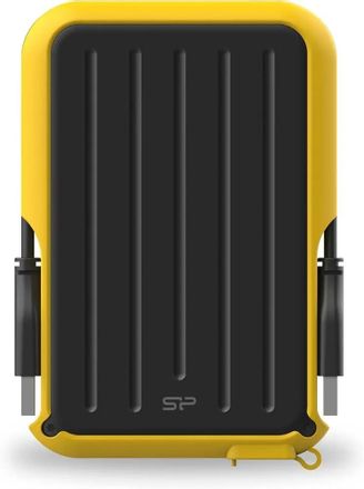 2ТБ Внешний диск HDD Silicon Power Armor A66 SP020TBPHD66SS3Y, USB 3.0, желтый