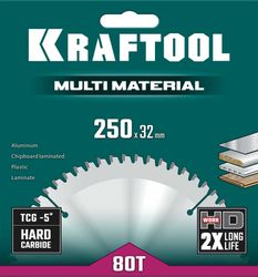 Пильный диск Kraftool 36953-250-32, 250мм, по алюминию