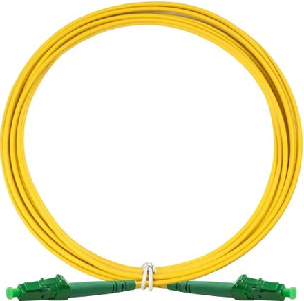 Патч-корд EXEGATE FC-S-9-LC/APC-LC/APC-5M-LSZH 5м, многожильный, желтый