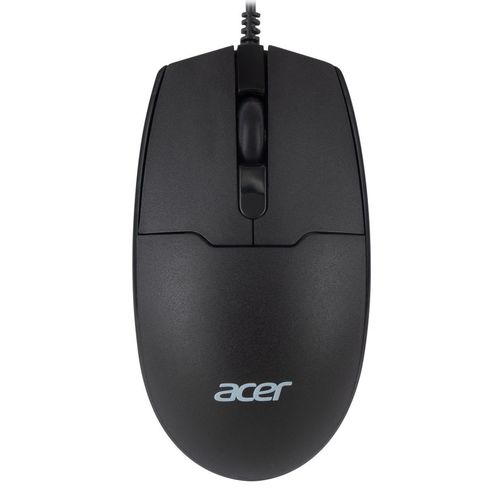 Мышь проводная Acer OMW126, оптическая, USB, 1200dpi, черный [zl.mceee.010]
