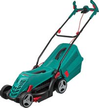 Обзор товара газонокосилка электрическая Bosch ARM 34, 34см ...