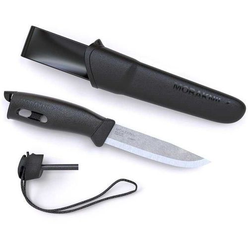 Нож MORAKNIV Companion Spark, разделочный, 104мм, стальной, черный [13567] MORAKNIV