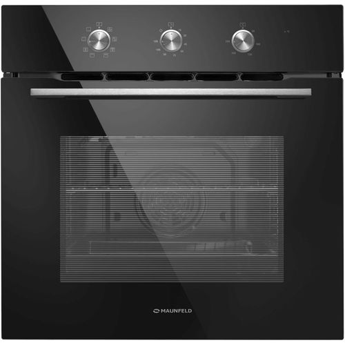 Духовой шкаф электрический MAUNFELD MEOC708PB, 70л, дверца с 2 стеклами, черный — цена и наличие Духовой шкаф электрический MAUNFELD MEOC708PB, 70л, дверца с 2 стеклами, черный
