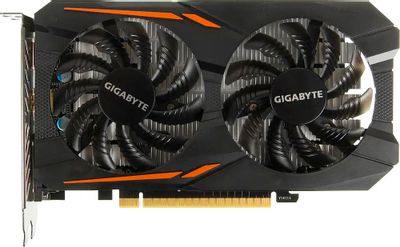 Видеокарта GIGABYTE NVIDIA  GeForce GTX 1050TI GV-N105TOC-4GD 4ГБ GDDR5, OC,  Ret