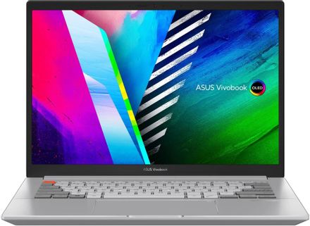 Ноутбук ASUS Vivobook Pro 14X OLED N7400PC-KM011, 14", OLED, 3.1ГГц, 4-ядерный, 16ГБ DDR4, 512ГБ SSD,  TGP 40Вт,  серебристый [90nb0u44-m02220]