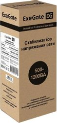 Стабилизатор напряжения EXEGATE Power AD5000-1000 черный