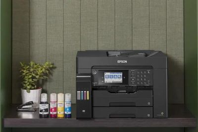 МФУ струйный Epson L15150 цветная печать, A3+, с СНПЧ цвет черный ...