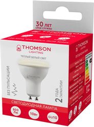 Лампа LED Thomson GU10, полусфера, 10Вт, одна шт.