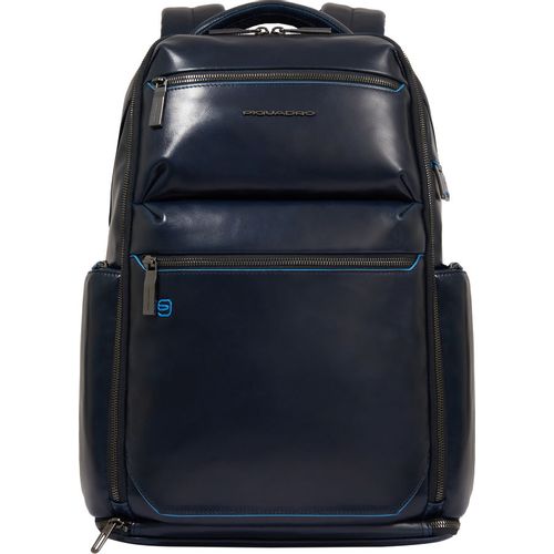 Рюкзак Piquadro Blue Square CA6592B2BM/BLU2 темно-синий натуральная кожа