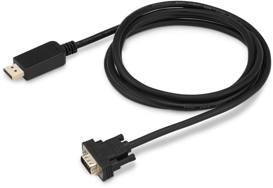 Кабель Display Port Buro 1.1v,  DisplayPort (m) -  VGA (m),  GOLD ,  круглое,  2м [bhp dpp_vga-2]