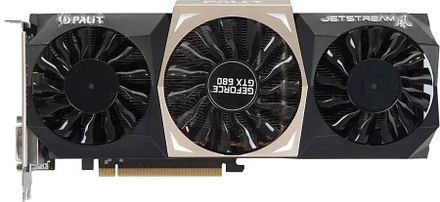 Palit NVIDIA  GeForce GTX 680 4ГБ GDDR5, OC,  Ret [ne5x680010g2-104xj]