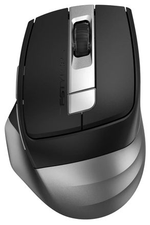 Мышь беспроводная A4TECH Fstyler FB35C, Bluetooth/Радио, оптическая, USB, 2000dpi, серый и черный [fb35c smoky grey]