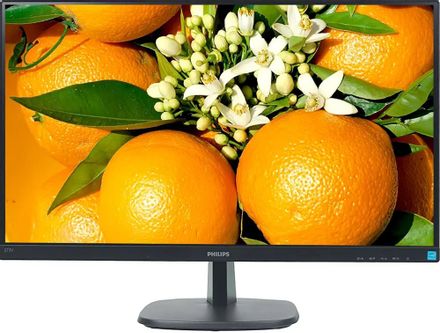 27" Монитор Philips 273V7QDAB (00/01), 1920x1080, IPS, 75Гц, 1хHDMI, черный