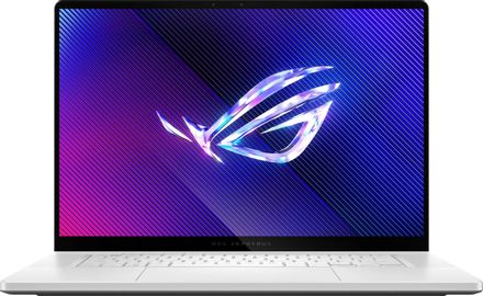 Ноутбук игровой ASUS ROG Zephyrus G16 GU605MV-QR259, 16", 2024, OLED, Intel Core Ultra 7 155H 1.4ГГц, 16-ядерный, 16ГБ LPDDR5x, 1ТБ SSD,  NVIDIA GeForce  RTX 4060 для ноутбуков - 8 ГБ, TGP 100Вт, без операционной системы,  белый [90nr0it2-m00ck0]