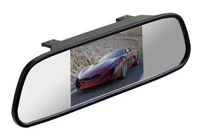 Зеркало заднего вида с монитором SilverStone F1 Interpower IP Mirror 5"
