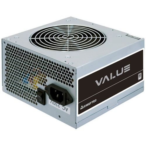 Блок питания CHIEFTEC Value APB-500B8, 500Вт, 80 PLUS WHITE, 120мм, серый