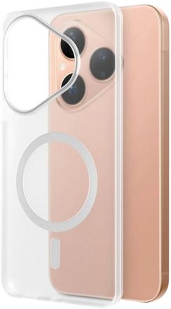 Чехол (клип-кейс) BORASCO Ice Magnet Case, для Huawei Pura 80, прозрачный [76363]