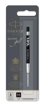 Стержень гелевый Parker Z05 средний (M) 0.7мм цвет чернил: черный, для ручек шариковых блистер [1950344]