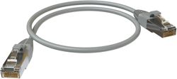 Патч-корд SYSMATRIX вилка RJ-45, вилка RJ-45, кат.5E, LSZH, 0.5м, серый