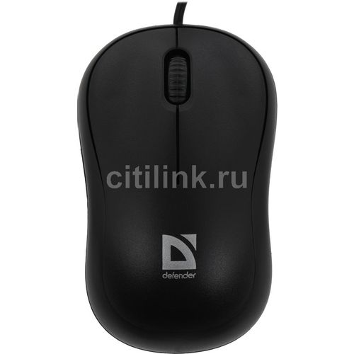 Мышь проводная Defender Patch MS-759, оптическая, USB, 1000dpi, черный [52759]