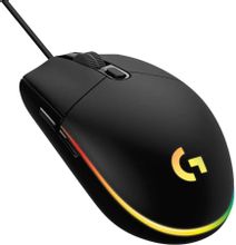Мышь проводная Logitech G102 LightSync, USB, черный