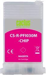 Картридж Cactus CS-R-PFI030M-CHIP, пурпурный
